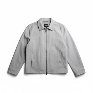 Express Men's Wool-Blend Plaid Harrington Jacket